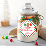 "Wishing You a Sweet Christmas" Stickers