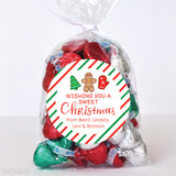 "Wishing You a Sweet Christmas" Stickers
