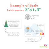 Christmas Tree Simmering Spices Labels