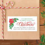 "It's Beginning to Smell a Lot Like Christmas" Potpourri Labels