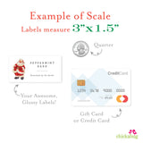 Jolly Vintage Santa Homemade Christmas Gift Labels