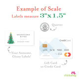 Vintage Tree Homemade Christmas Gift Labels