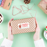 Vintage Santa "Christmas Candy" Gift Labels