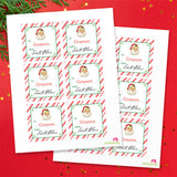 Signed by Santa Christmas Gift Labels - Vintage Santa