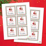 Signed by Santa Christmas Gift Labels - Waving Santa