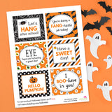 Free Printable Halloween Lunch Notes (INSTANT DOWNLOAD)
