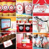 Bowling Birthday Party Printable Decor Kit (Digital File)