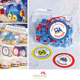 Train Birthday Party Printable Decor Kit (Digital File)