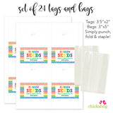 Rainbow Seeds St. Patrick's Day Paper Tags and Bags