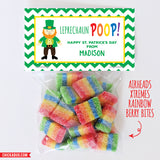 Leprechaun Poop St. Patrick's Day Paper Tags and Bags