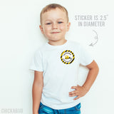 "Construction Crew" Birthday Stickers