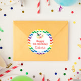 Art Birthday Stickers