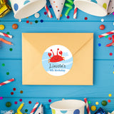 Under the Sea Birthday Stickers