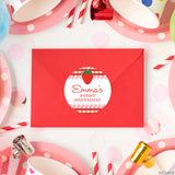 Strawberry Birthday Stickers