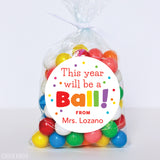 "This Year Will Be A Ball" Back to School Stickers