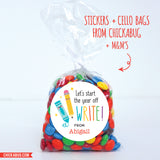 "Let's Start the Year Off WRITE" Back to School Stickers