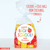 Apple "Happy Back to School" Stickers