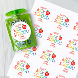 Apple "Happy Back to School" Stickers