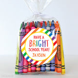 "Bright School Year" Back to School Stickers