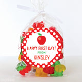 Back to School Apple Stickers