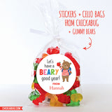 "Beary Good Year" Bear Back to School Stickers