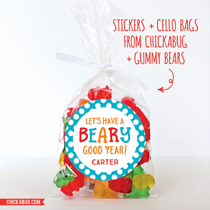 "Beary Good Year" Back to School Stickers