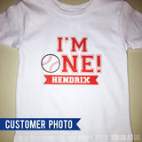 Baseball "I'm One" Iron-On