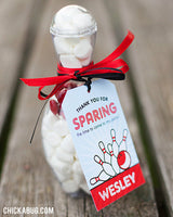 Bowling Party Favor Tags (EDITABLE INSTANT DOWNLOAD)