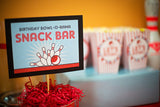 Bowling Party Signs (EDITABLE INSTANT DOWNLOAD)