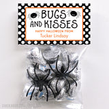 Bugs and Kisses Paper Tags and Bags