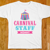 Pink Carnival Staff Birthday Family Iron-On