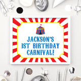 Carnival Party Signs (EDITABLE INSTANT DOWNLOAD)