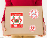 Santa's Sleigh Mail Gift Stickers - Pack of 24