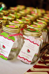 Pink Watermelon Party Favor Tags (EDITABLE INSTANT DOWNLOAD)