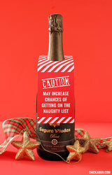 Free Printable "Naughty List" Christmas Wine Tags (INSTANT DOWNLOAD)