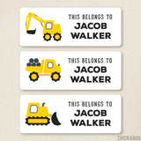 Construction "This Belongs To" Labels