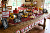Country Western Party Banner (INSTANT DOWNLOAD)