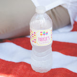 Popsicle Birthday Party Water Labels