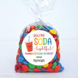 "You're SODA-lightful" Appreciation Stickers