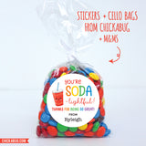 "You're SODA-lightful" Appreciation Stickers