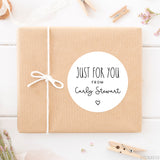 Farmhouse "Just For You" Gift Labels