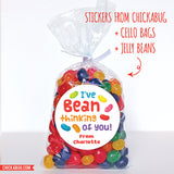 "I've Bean Thinking Of You" Stickers