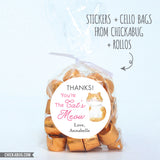 "Thanks! You're The Cat's Meow" Stickers