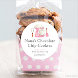 Pink Mixer Food & Baking Gift Labels