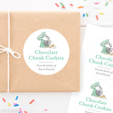Green Mixer Food & Baking Gift Labels