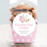 Pink Oven Mitt Baking Gift Labels