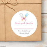 Write-On "Made With Love" Food & Baking Gift Labels