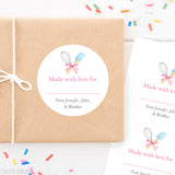 Write-On "Made With Love" Food & Baking Gift Labels