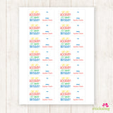 "Hip Hip Hooray!" Birthday Gift Labels