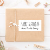 Farmhouse Happy Birthday Gift Labels
